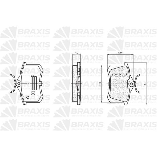 Arka Fren Balatası Golf Iv Bora Audi A1 A3 A4 A6 A8 Altea Cordoba ibiza Iıı Iv V / Megane Iı Iıı Me