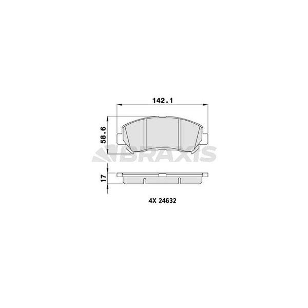 Ön Fren Balatası Nissan Qashqai 2007 2012 X Traıl 2008 2011 Renault Kaleos 2.0 Dcı