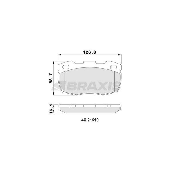 Ön Fren Balatası Land Rover 110 2.5D / 2.5Td V8