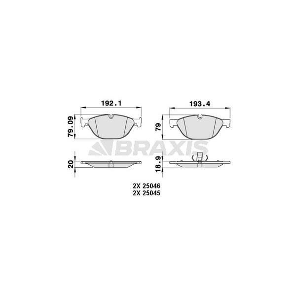 Fren Balatası Ön Bmw F10 F01 F07 F12 F13 F06