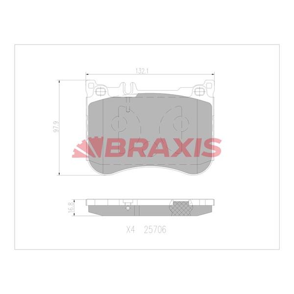 Fren Balatası Ön S-Class W222 13> C217 14> A217 15>