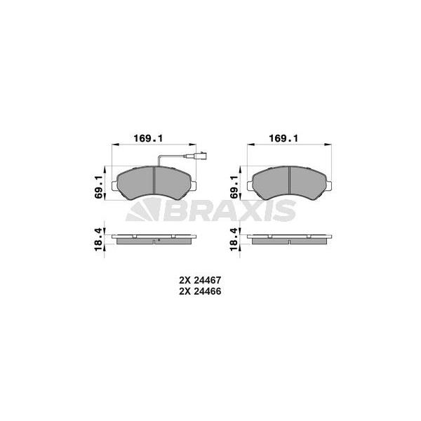 Ön Fren Balatası Ducato Iıı Boxer Iıı Jumper Iıı 2.2Hdı 3.0Hdı 16Q / 20Q 06> Karsan Jest 14>
