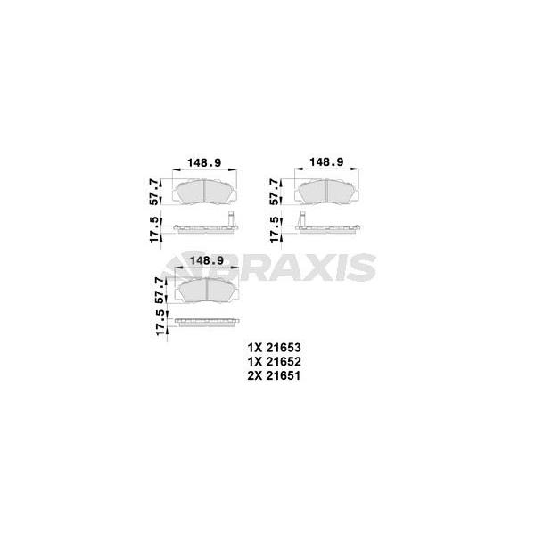 Ön Fren Balatası Honda Crv 1996 2001 Hrv 1999> Accord 1993 1998
