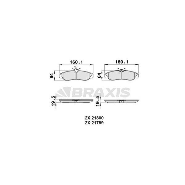 Ön Fren Balatası Boxer Ducato Jumper 94 02 Fıslı