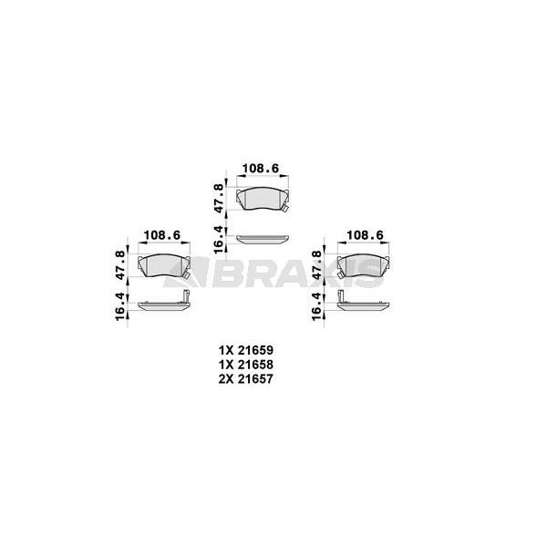 Ön Fren Balatası Sunny (N14) 1.4I 16V