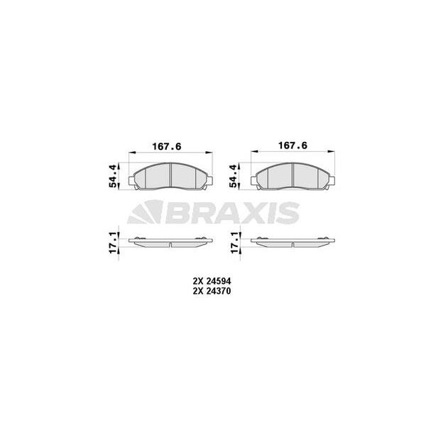 Ön Fren Balatası D-max 4X2 4X4 2003>