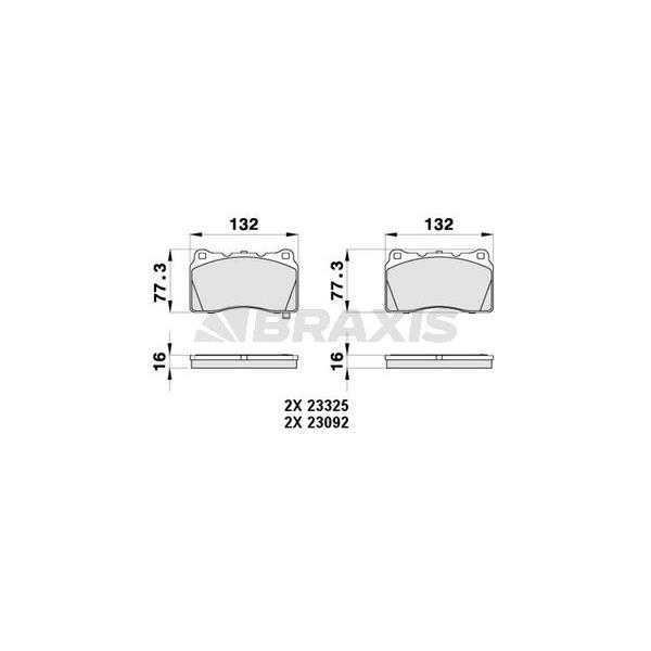 Ön Fren Balatası Subaru Impreza 2.0 2.5 05>12