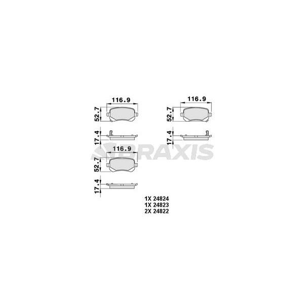 Arka Fren Balatası Freemont Jc 2.0 Jtd / 3.6 V6 08 / 11