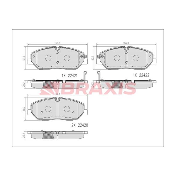 Fren Balatası On Hyundaı H350 Mınıbus Panelvan 2.5 Crdı