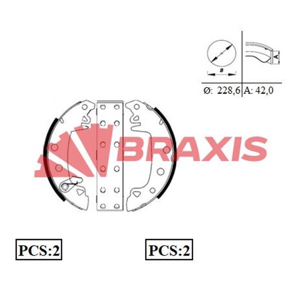 Arka Fren Balatası Pabuc R12 M131 C15 (Percınlı+Cırcırlı)