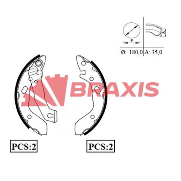 Arka Fren Balatası Pabuc Kampana Genıs Tıp Hyundaı Hyundaı Accent 1.3 1.5. 1.6 2000-2005 Excel 1990-1994
