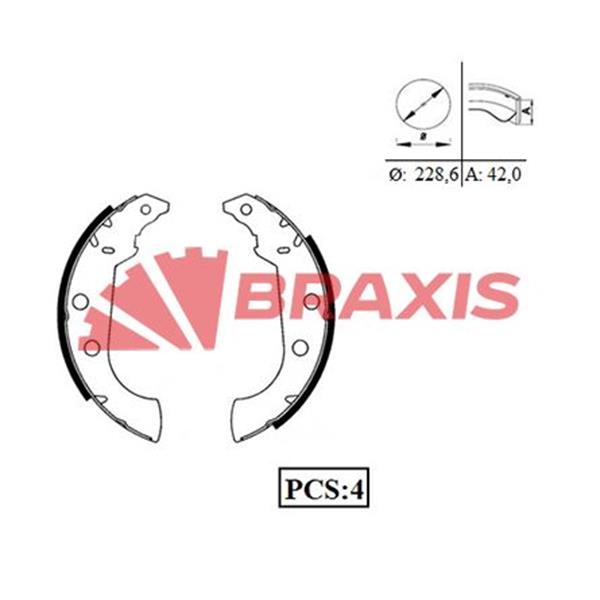 Arka Fren Balatası Pabuc P306 Xsara Xsara Iı Zx P306 Ym 1.9 1.9Td 1.8 8V Abssız