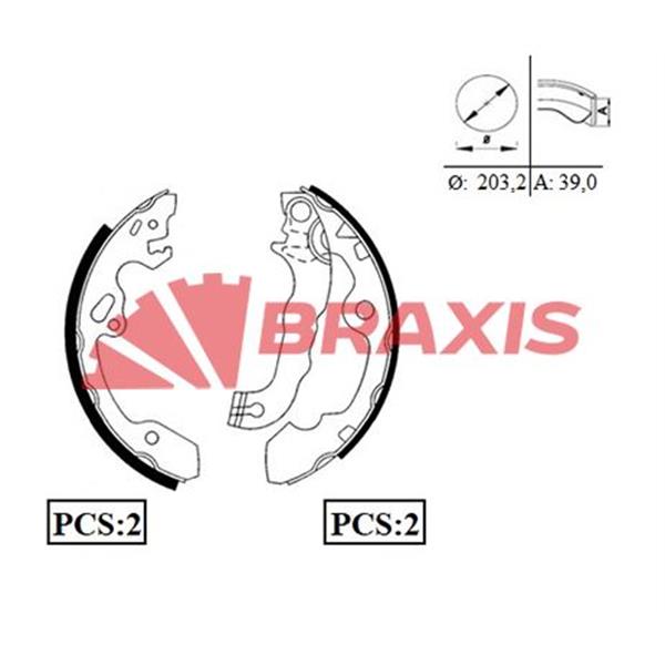 Arka Fren Balatası Pabuc Focus I 1.4 16V / 1.6 16V / 1.8 16V 98>04