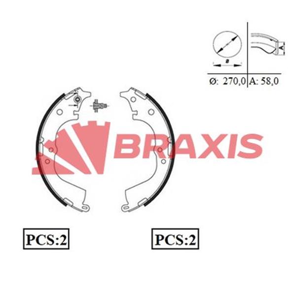 Fren Balatası Arka Pabuç Hilux 4X2 90>97