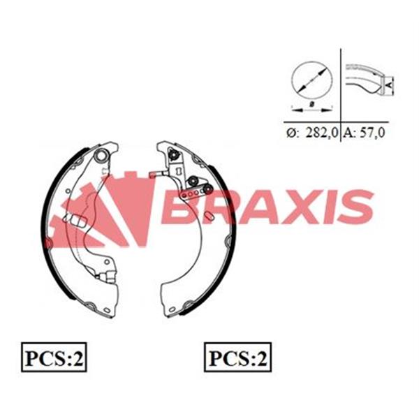Arka Fren Balatası Pabuç J9 Premıer 09>Karsan J10