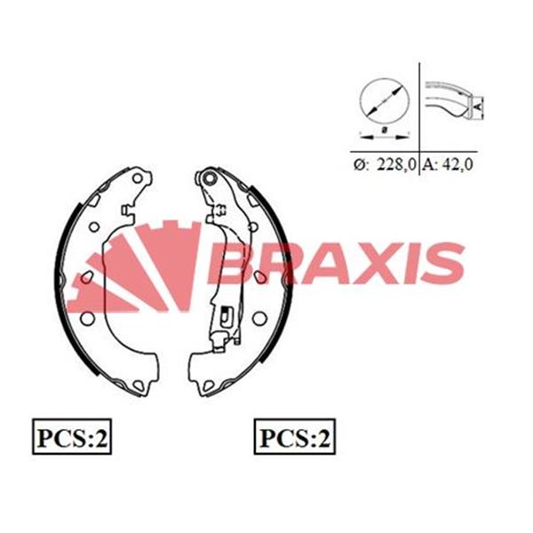 Arka Fren Balatası Pabuç Doblo Iı Iıı Idea Albea 1.3 / 1.4 / 1.6 / 1.9