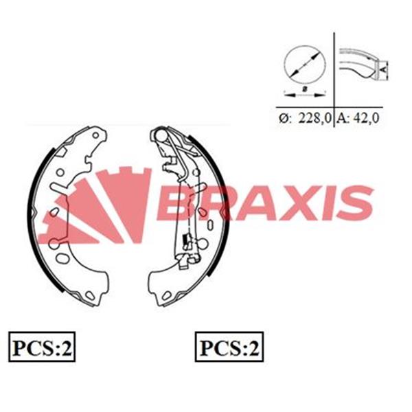Arka Fren Balatası Pabuç Grande Punto Linea Fiorino 1.3Jtd Multıjet Grande Punto Linea 1.4 8V 06 / 07
