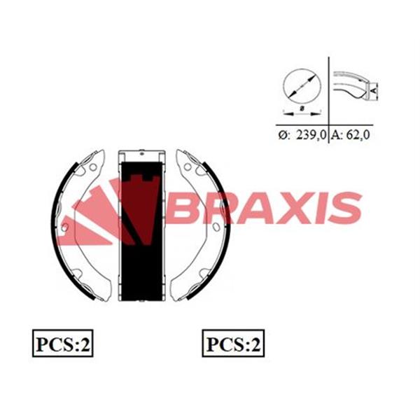 Arka Fren Balatası Pabuç Isuzu Nkr 55 Low