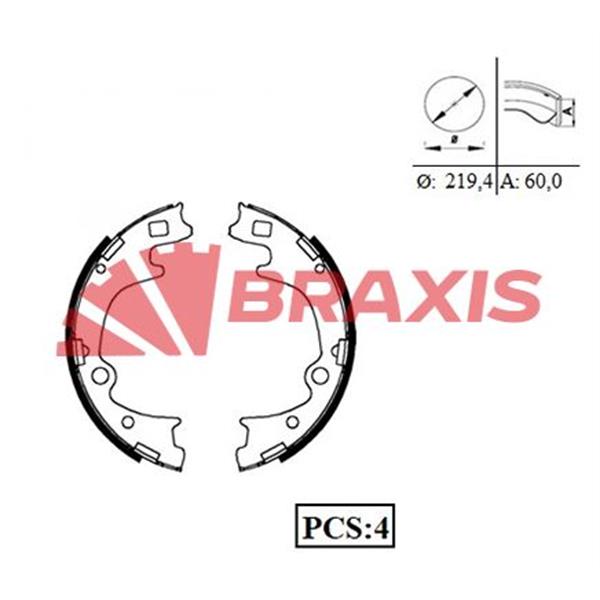 Arka Fren Balatası Pabuç Starex Kamyonet Lıbero 2004>
