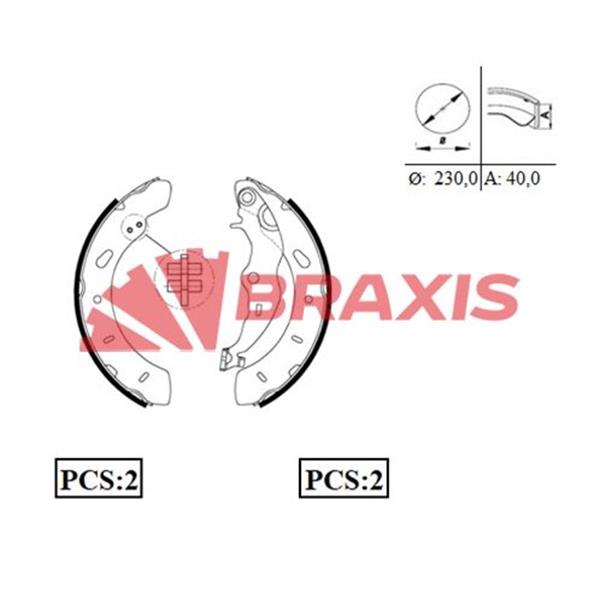 Arka Fren Balatası Pabuç Bmax 12 /> Focus Iıı 1.0 / 1.5Tdcı / 1.6Tı 11 /> Transit Courıer 1.5Tdcı 1.