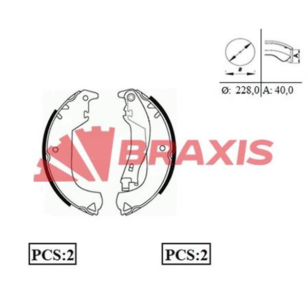 Arka Fren Balatası Pabuç Doblo Albea 1.2 / 1.3 / 1.4 / 1.6 / 1.9