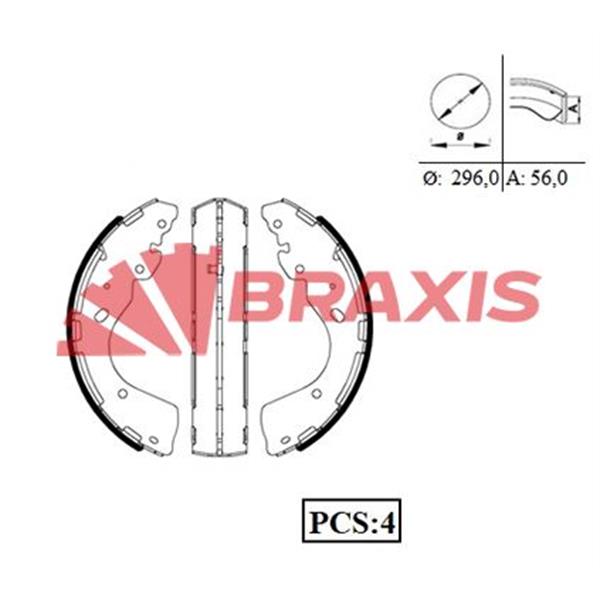 Arka Fren Balatası Pabuç Ranger 2.2 Tdcı 11> Navara Np300 2.3 / 2.5 / 3.0 Dcı