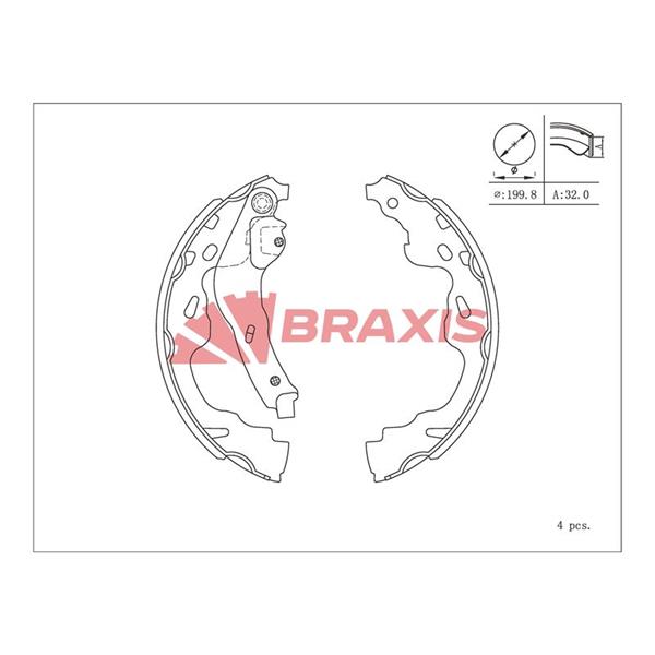 Arka Fren Balatası Pabuç Toyota Verso 04-09 Yaris 03-05 Splash 08-> Suzuki Swift Iıı 06-> Citroen C1 04-> Agıla 10-> Peugeot 107 05-> 108 14-> Rıtz 09-> Irız 14->