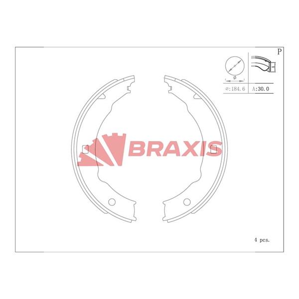 El Fren Balatası 406 95> 04 607 00> 11 / Xsara 1.8 98> 04 185×30