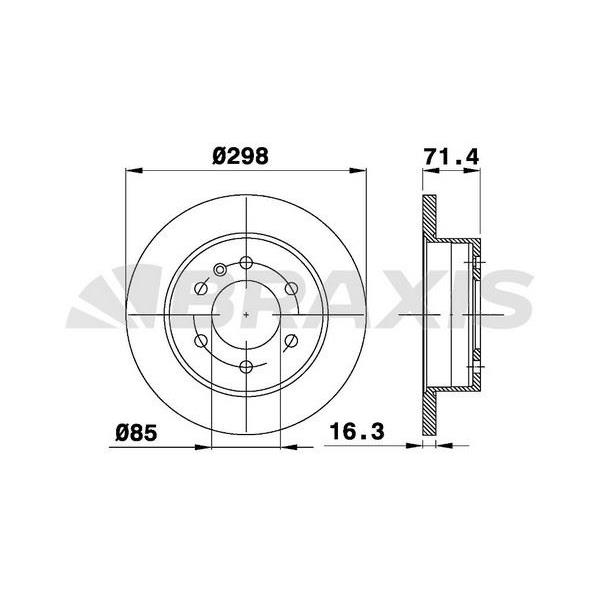 Fren Diski Arka Crafter 3T 5T 2.5Tdı 04 / 06> Sprınter 06 / 06>