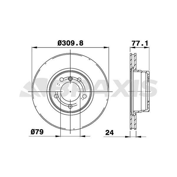 Fren Diski Ön Havalı Bmw E60 04>10