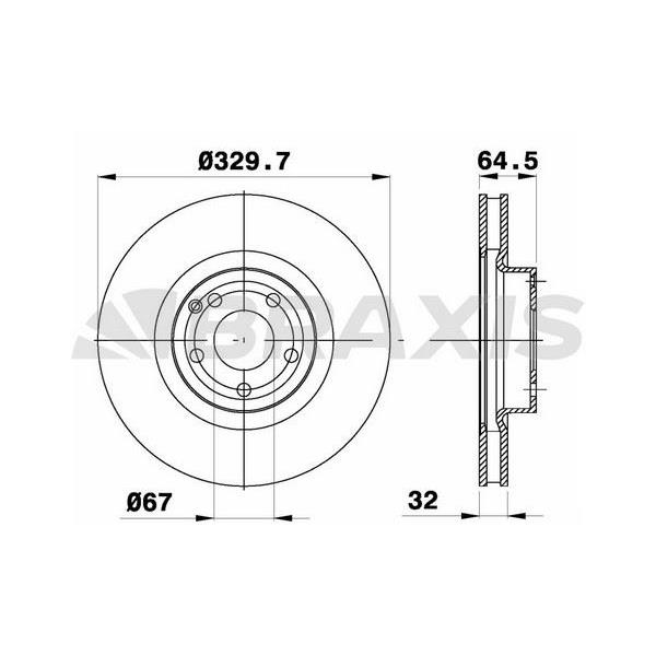 Fren Diski Ön W211 02>08 S211 03>09 R230 01>12