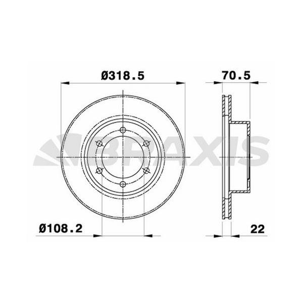 Fren Diski Ön Toyota 4 Runner Land Cruıser