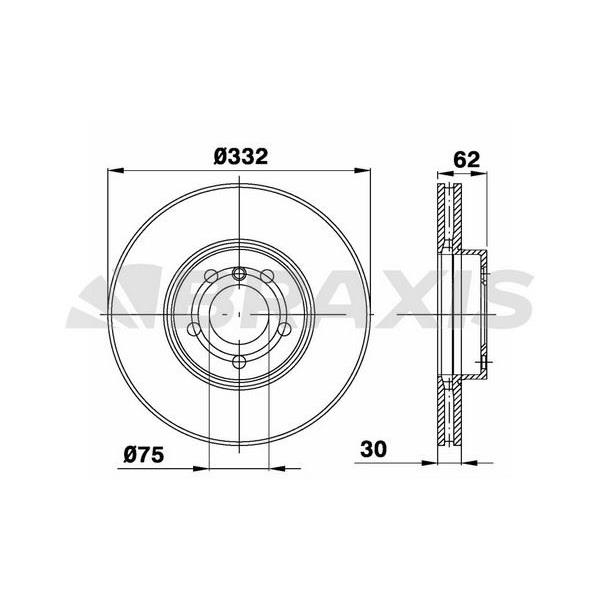 Fren Diski Ön 332Mm Bmw E70 F15 E71 F16 