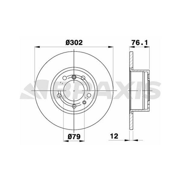 Fren Diski Ön Bmw E34 88>96