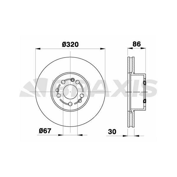 Fren Diski Ön S-Class W140 93>98 C140 92>99