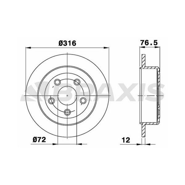 Arka Fren Diski Jeep Wrangler Iıı