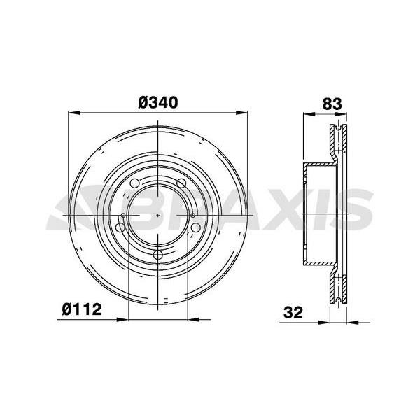 Fren Diski Ön Toyota Land Cruıser 4.5D 4D