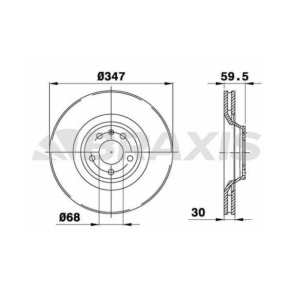 Fren Diski Ön A6 Avant Allroad 04>11