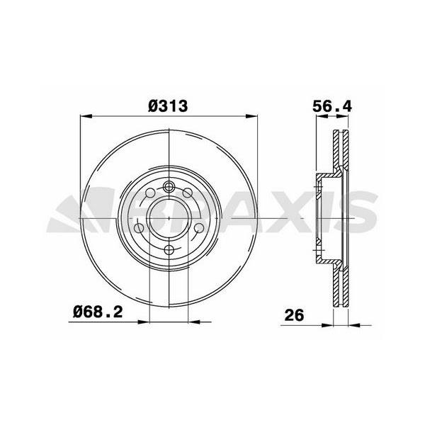 Fren Diski Ön Ford Galaxy 2.8I
