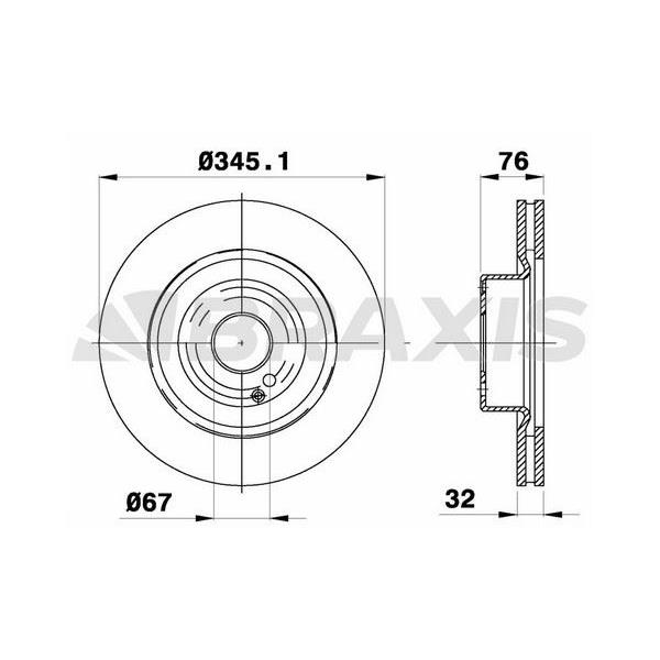 Fren Diski Ön S-Class W220 98>03 C215 99>06