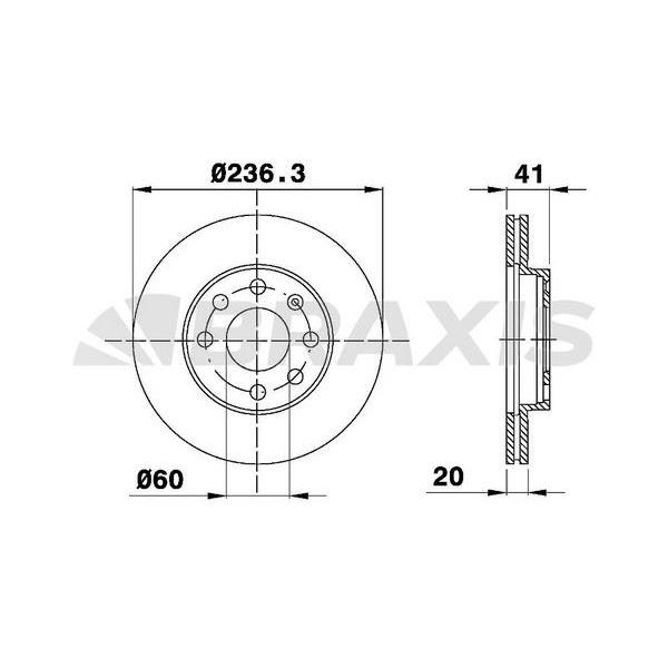 On Fren Diski Astra F 92>98 Corsa B 93>02 Astra Classıc 99>02