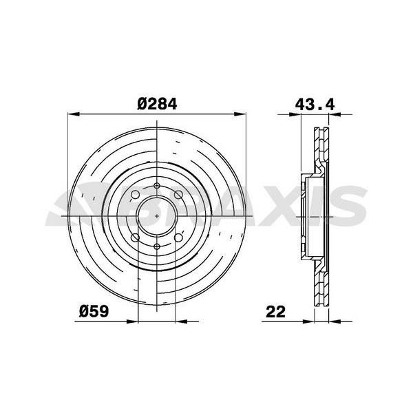 Fren Diski Ön Bravo I Iı Croma Doblo Idea Lınea Marea Stılo Alfa 155 1.2 / 1.3 / 1.4 / 1.6 / 1.8 / 1.9 / 2