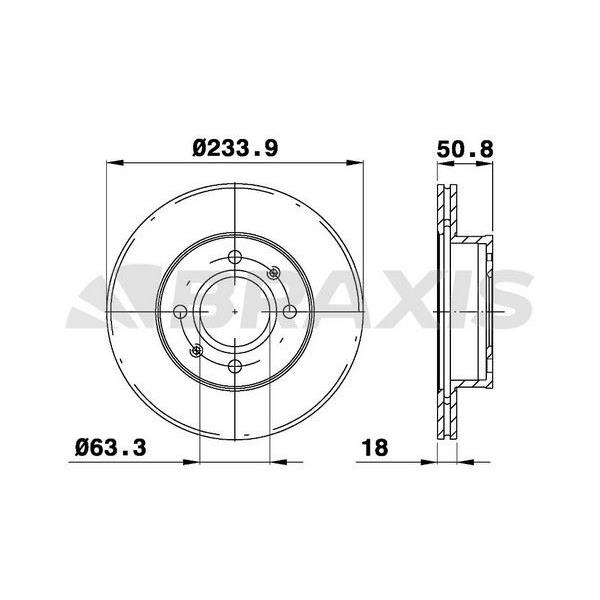 Fren Diski Ön Hyundai Amıca Atos 1.0I