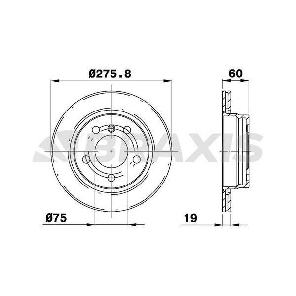 Fren Diski Arka Havalı Bmw E36 E46 