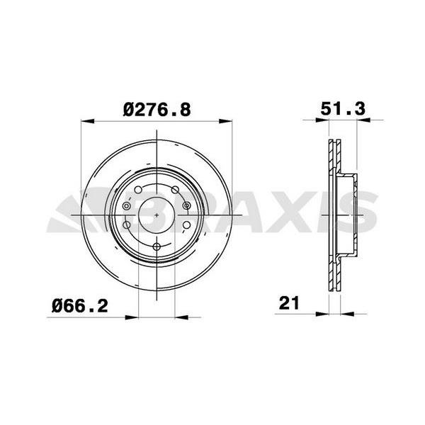 Fren Diski Ön Freelander 2.0 Td4 1.8 16V 2.5 V6 2.0 Td4 00> (Havalı) Ø:277Mm