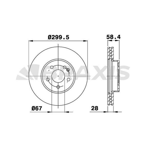 Fren Diski Ön Vıano W639 03> Vıto W639 03> V-Class W447 14> Vıto W447 14>