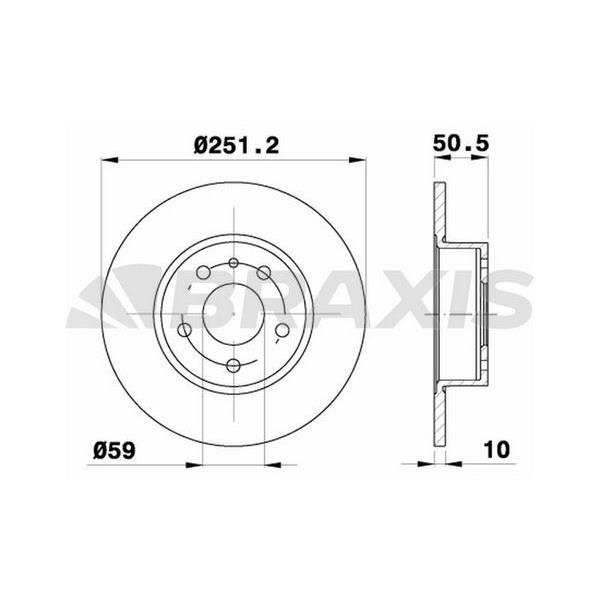 Fren Diski Arka Alfa Romeo 147 156