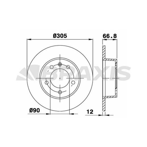 Fren Diski Arka Master Iı Movano 2.2 / 2.5Dcı / 2.8