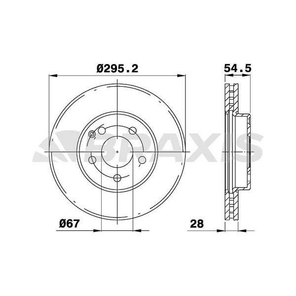 Fren Diski Ön W211 02>08 S211 03>09