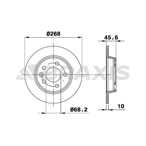 Fren Diski Arka Galaxy 1.9Tdı / 2.0I / 2.3 16V / 2.8I V6 03 / 95 08 / 03